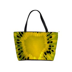 Kiwi Fruit Slices Cut Macro Green Yellow Shoulder Handbags