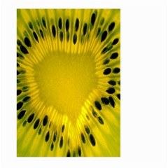 Kiwi Fruit Slices Cut Macro Green Yellow Large Garden Flag (two Sides)