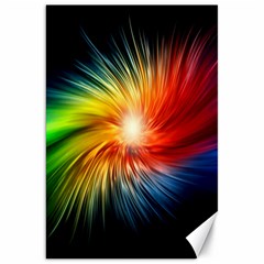 Lamp Light Galaxy Space Color Canvas 20  X 30  