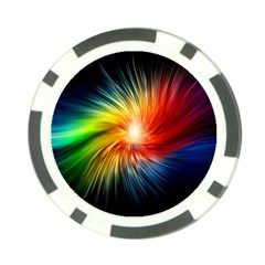 Lamp Light Galaxy Space Color Poker Chip Card Guard