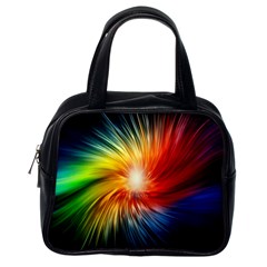 Lamp Light Galaxy Space Color Classic Handbags (one Side)