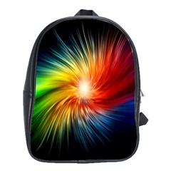 Lamp Light Galaxy Space Color School Bags(large) 