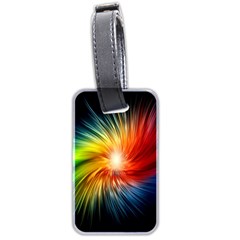 Lamp Light Galaxy Space Color Luggage Tags (two Sides)