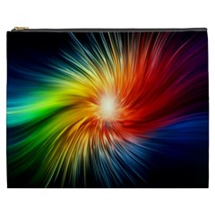 Lamp Light Galaxy Space Color Cosmetic Bag (xxxl) 