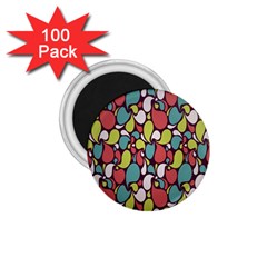 Leaf Camo Color Flower 1 75  Magnets (100 Pack) 