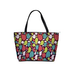 Leaf Camo Color Flower Shoulder Handbags by Alisyart