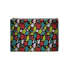 Leaf Camo Color Flower Cosmetic Bag (medium) 