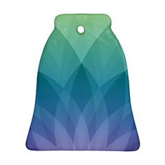 Lotus Events Green Blue Purple Ornament (bell)