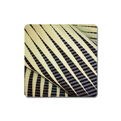 Line Chevron Triangle Grey Square Magnet by Alisyart