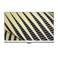 Line Chevron Triangle Grey Business Card Holders by Alisyart