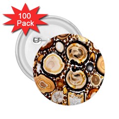 Natural Agate Mosaic 2 25  Buttons (100 Pack) 