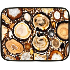 Natural Agate Mosaic Double Sided Fleece Blanket (mini) 