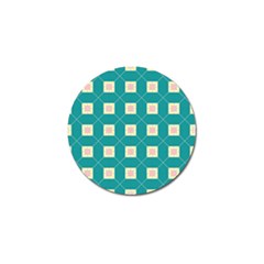 Regular Triangulation Plaid Blue Golf Ball Marker (10 Pack) by Alisyart