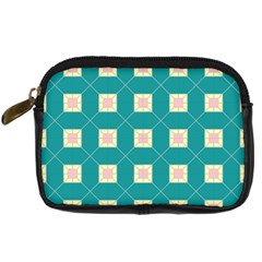 Regular Triangulation Plaid Blue Digital Camera Cases by Alisyart