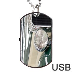 Auto Automotive Classic Spotlight Dog Tag Usb Flash (two Sides) by Nexatart