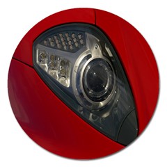 Auto Red Fast Sport Magnet 5  (round) by Nexatart