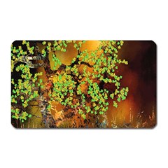 Backdrop Background Tree Abstract Magnet (rectangular)