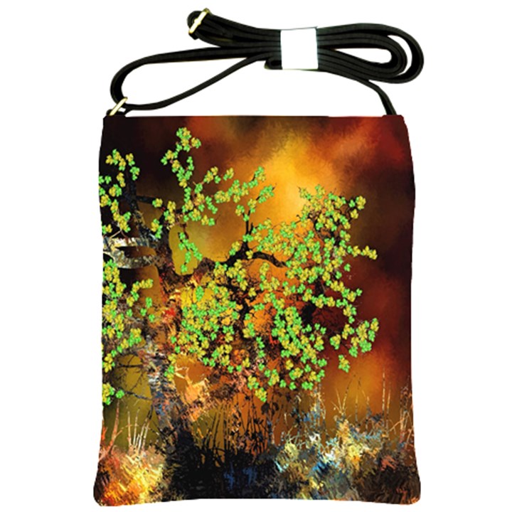 Backdrop Background Tree Abstract Shoulder Sling Bags