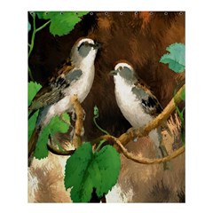 Backdrop Colorful Bird Decoration Shower Curtain 60  X 72  (medium)  by Nexatart