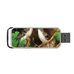 Backdrop Colorful Bird Decoration Portable Usb Flash (two Sides) by Nexatart