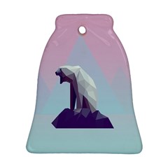 Polar Bears Animals White Ornament (bell)