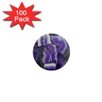 Purple Agate Natural 1  Mini Magnets (100 pack)  Front