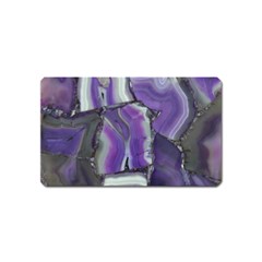 Purple Agate Natural Magnet (name Card)