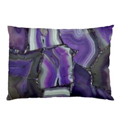 Purple Agate Natural Pillow Case