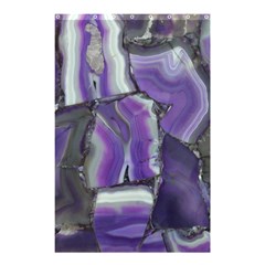 Purple Agate Natural Shower Curtain 48  X 72  (small) 