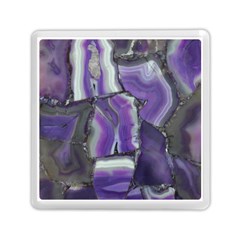 Purple Agate Natural Memory Card Reader (square) 