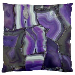 Purple Agate Natural Large Cushion Case (one Side)