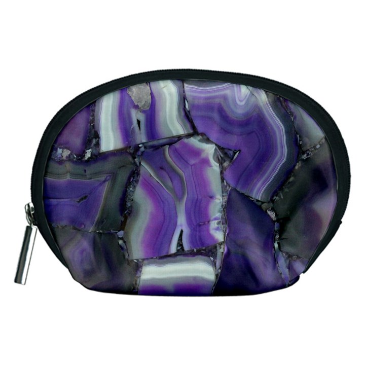 Purple Agate Natural Accessory Pouches (Medium) 