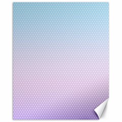 Simple Circle Dot Purple Blue Canvas 16  X 20  
