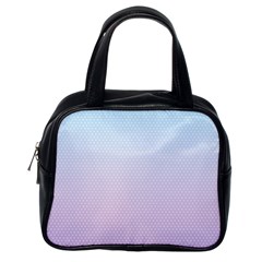 Simple Circle Dot Purple Blue Classic Handbags (one Side)