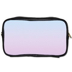 Simple Circle Dot Purple Blue Toiletries Bags 2-side