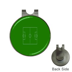 Soccer Field Football Sport Green Hat Clips With Golf Markers by Alisyart