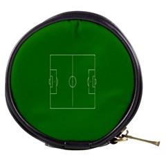 Soccer Field Football Sport Green Mini Makeup Bags