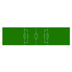 Soccer Field Football Sport Green Satin Scarf (oblong) by Alisyart