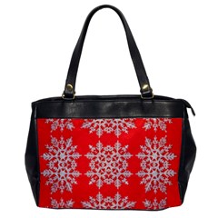 Background For Scrapbooking Or Other Stylized Snowflakes Office Handbags