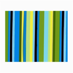 Simple Lines Rainbow Color Blue Green Yellow Black Small Glasses Cloth (2-side)