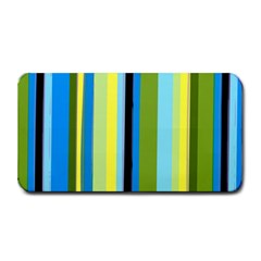 Simple Lines Rainbow Color Blue Green Yellow Black Medium Bar Mats by Alisyart