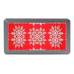 Background For Scrapbooking Or Other Stylized Snowflakes Memory Card Reader (mini)