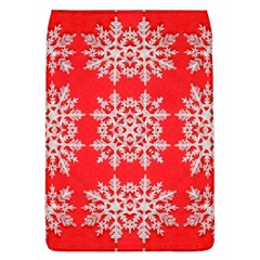 Background For Scrapbooking Or Other Stylized Snowflakes Flap Covers (l)  by Nexatart