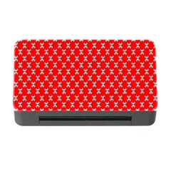 Red Skull Bone Texture Memory Card Reader with CF