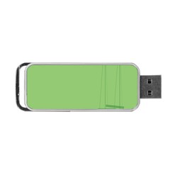 Swing Children Green Kids Portable Usb Flash (two Sides)