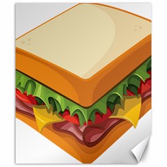 Sandwich Breat Chees Canvas 20  X 24   by Alisyart