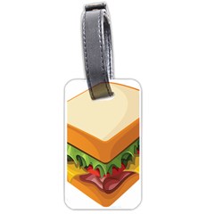 Sandwich Breat Chees Luggage Tags (one Side) 