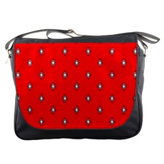 Simple Red Star Light Flower Floral Messenger Bags