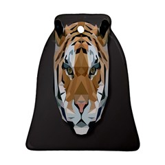 Tiger Face Animals Wild Bell Ornament (two Sides)