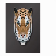 Tiger Face Animals Wild Small Garden Flag (two Sides)